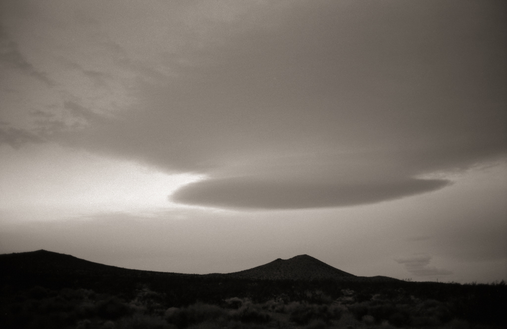 Cloud Over Butte, Mojave, 1996