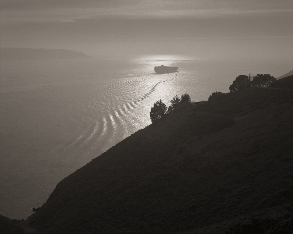 Container Ship, Marin Headlands, 2015