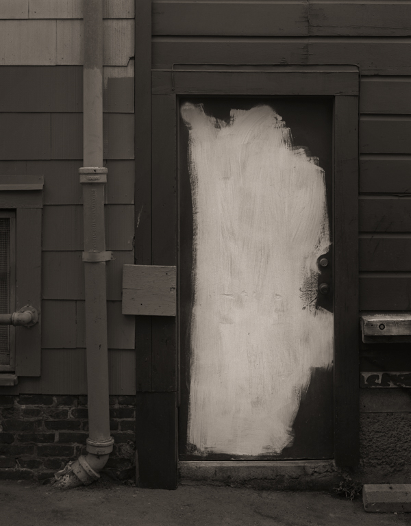 Partly Painted Door, Taber Place, 2014