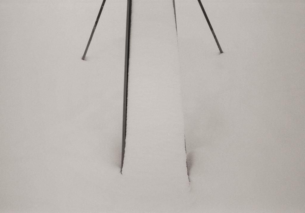 Slide in Snow, Hulen Meadows, 2005